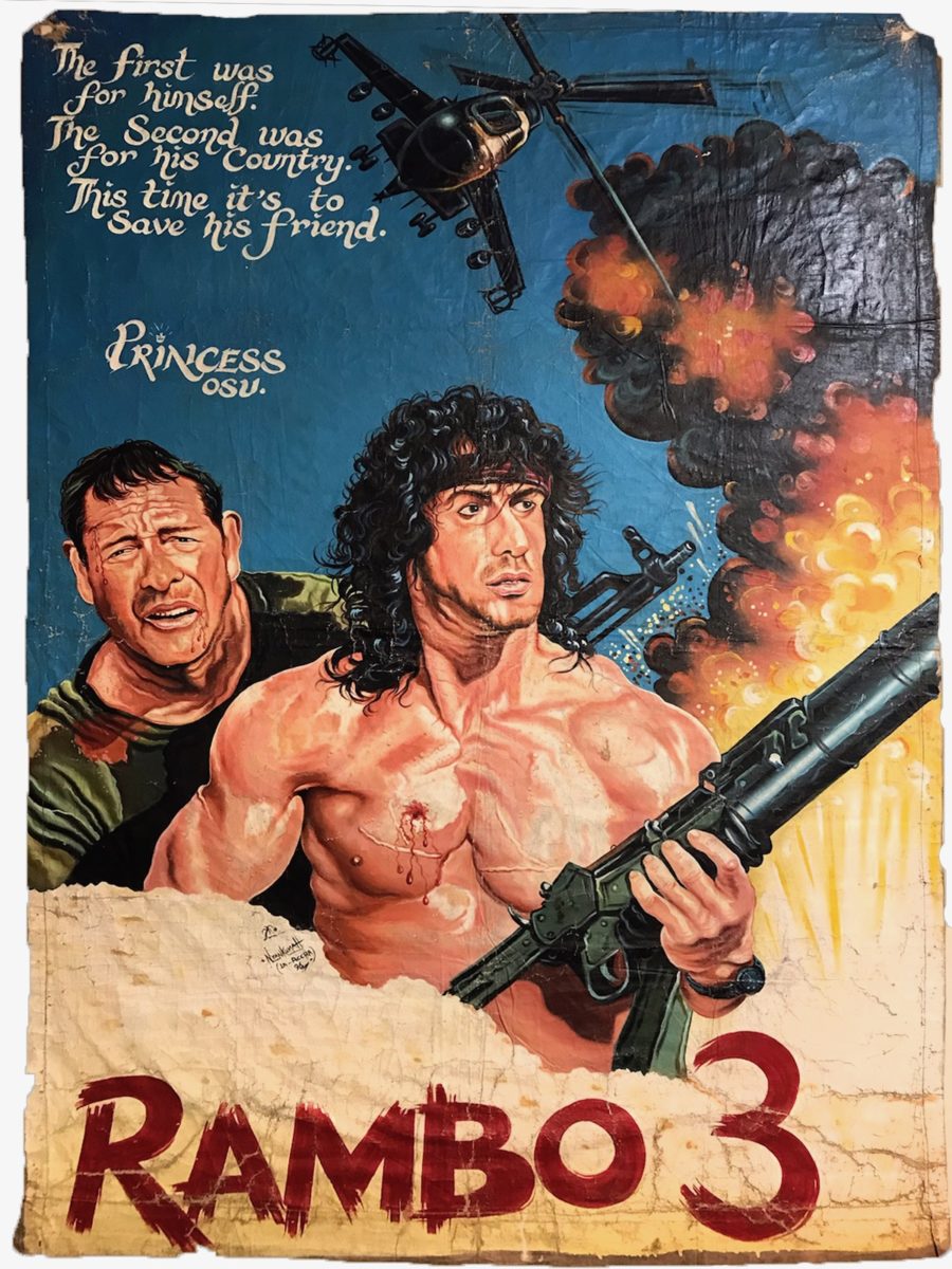 Dan Nyenkumah, Rambo 3, 1996. Courtesy Ernie Wolfe Gallery