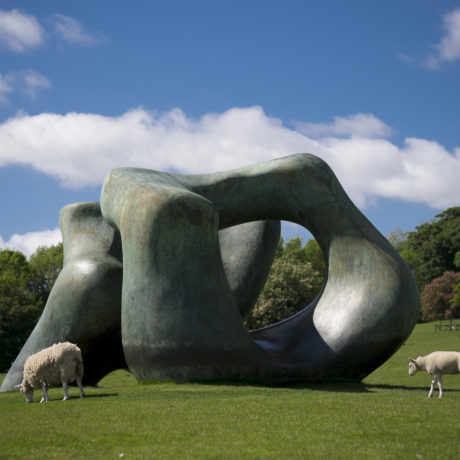 Henry Moore, Large Two Forms, 1966-69. Reproduced by permission of The ...