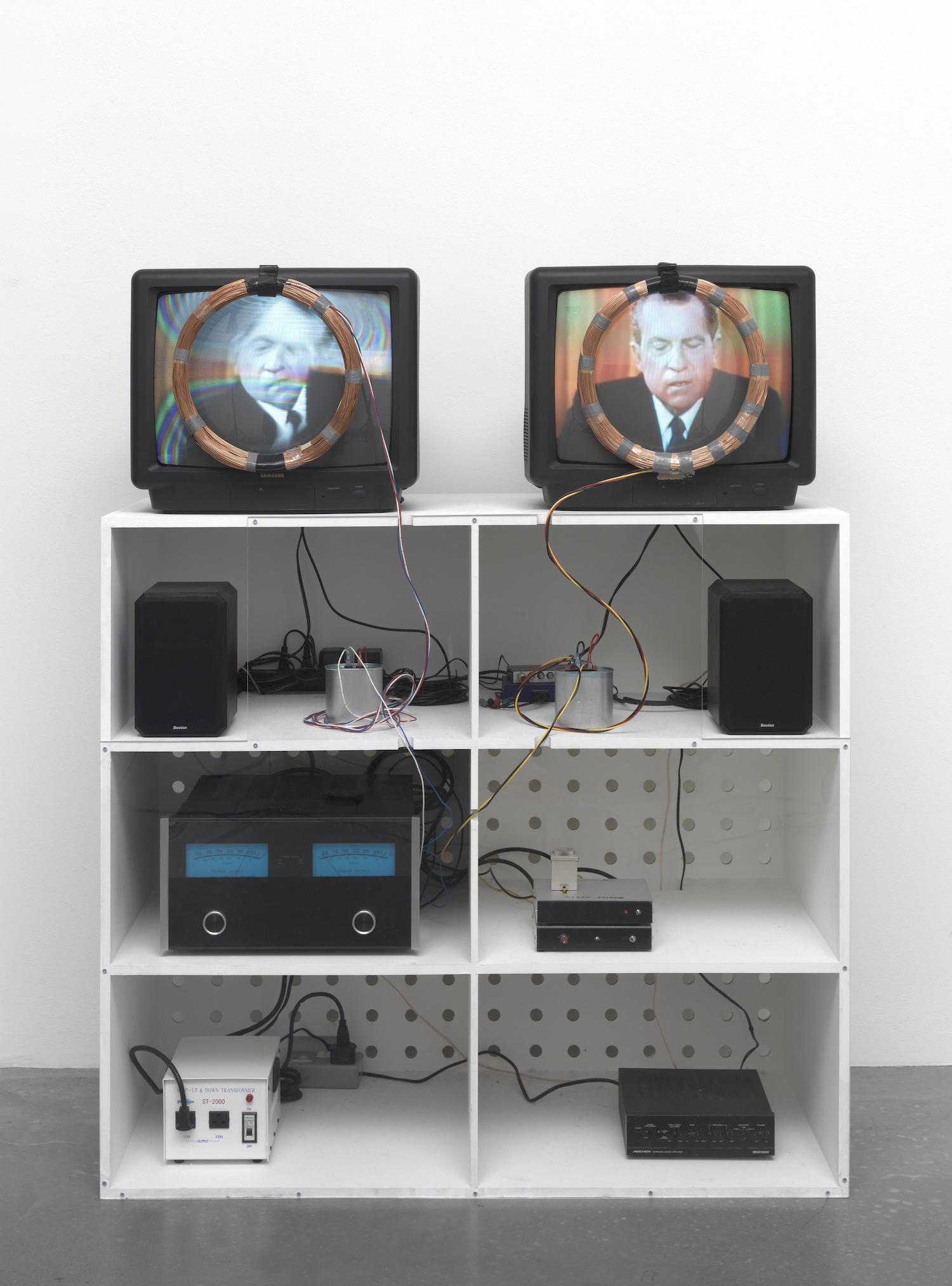 Nam June Paik, Nixon 1965-2002. Tate, Purchased with funds provided by Hyundai Motor Company