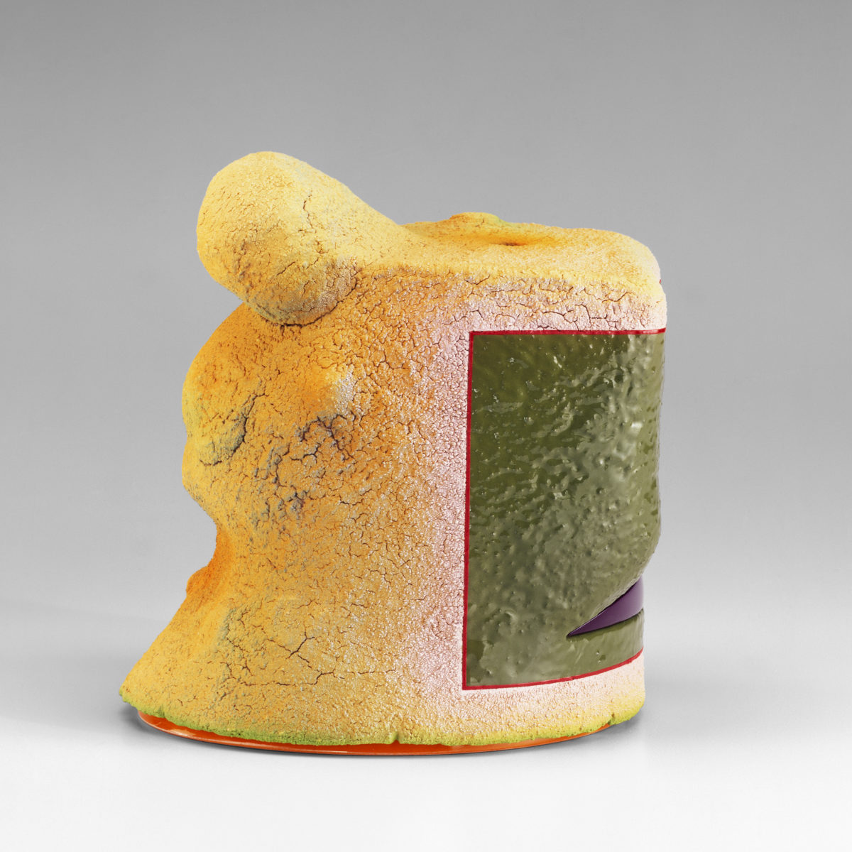 Frankly SpeakingEarthenware, overglaze5 1/4 x 4 5/8 x 4 1/8 inches1997