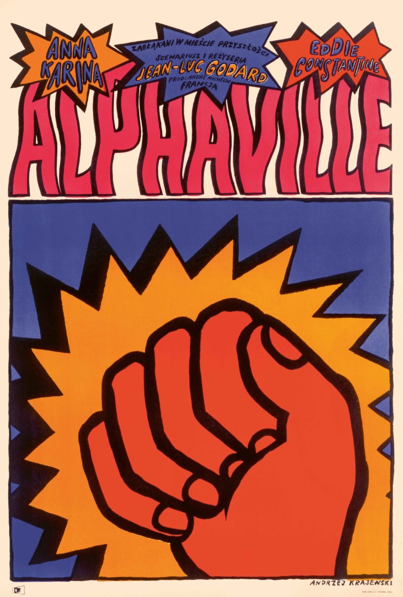 Alphaville (1965), Polish one sheet Andrzej Krajewski