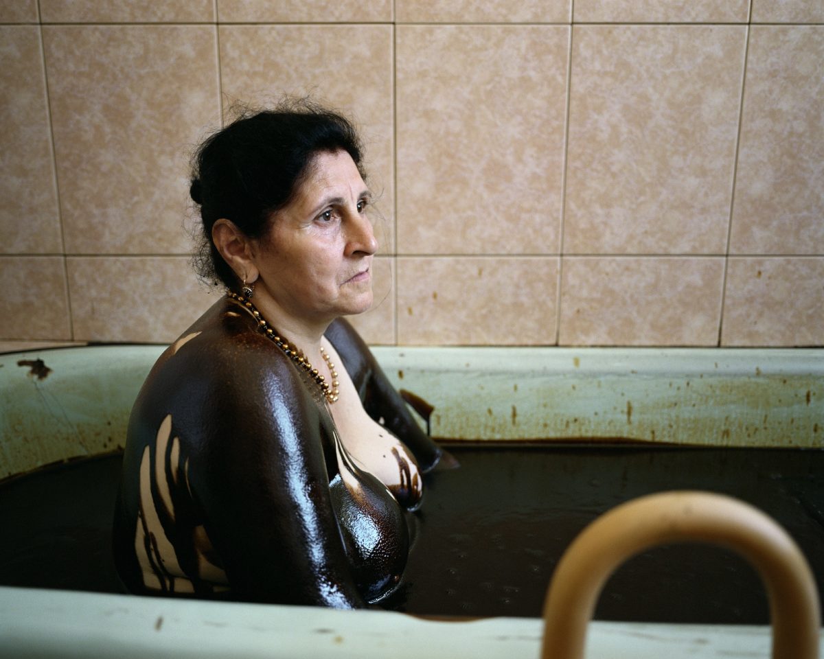 Chloe Dewe Matthews, ‘Albina Visilova, a regular visitor to the Naftalan Sanatorium.’ Naftalan, Azerbaijan, 2010