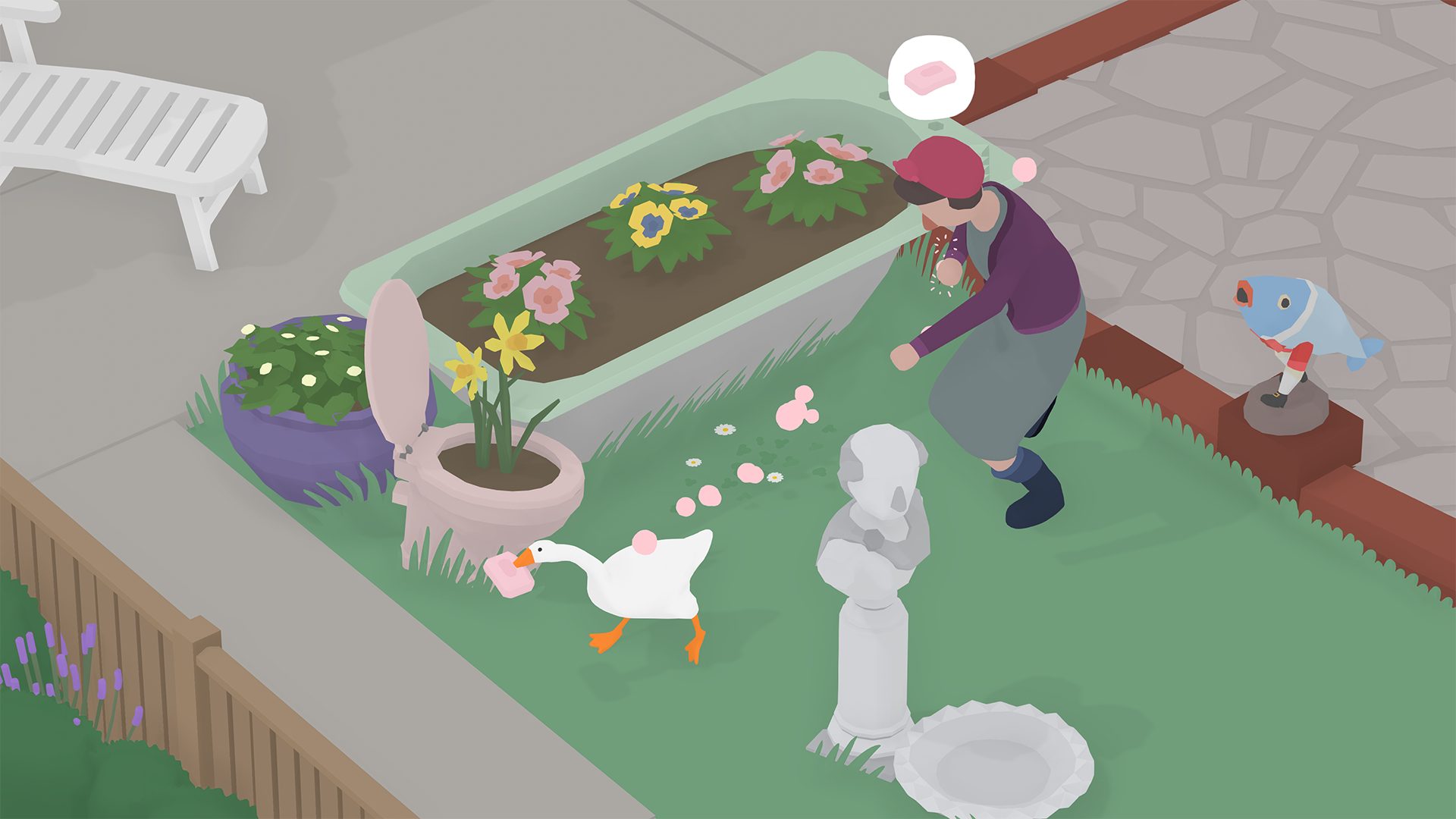 Happy's Tech Hut - Untitled goose game is also coming to Steam and itch in  September. I hope this news makes you as happy as it made me. #steam #goose  #untitledgoosegame #geese #