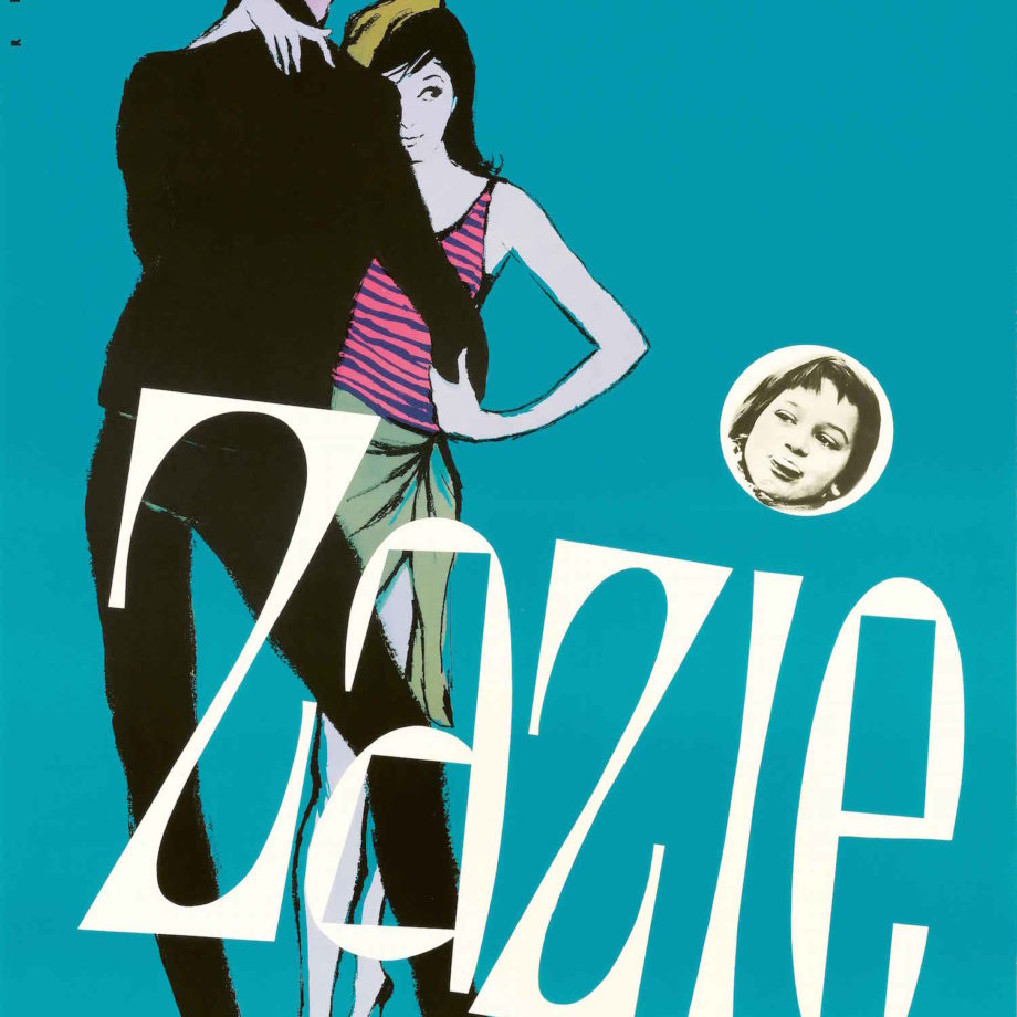 Zazie dans le métro (1960), German one sheet Bruno Rehak