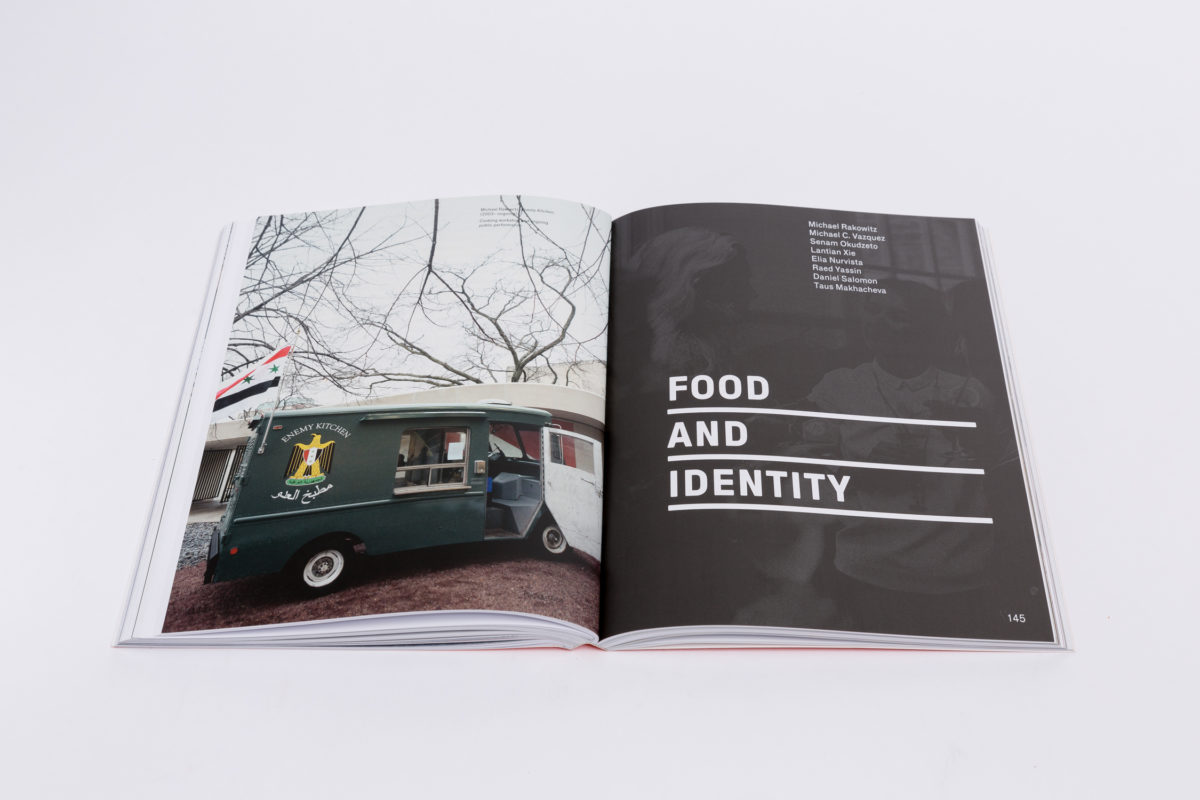 Politics of Food (2019). Edited by Dani Burrows and Aaron Cezar. Co-published by Delfina Foundation and Sternberg Press. Photo Tim Bowditch. Courtesy Delfina Foundation. LR - 66