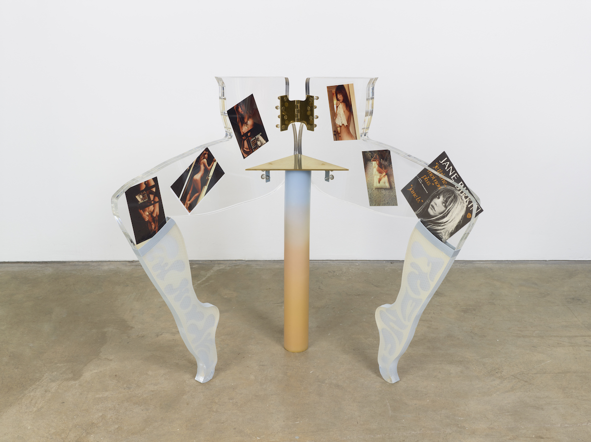 Anthea Hamilton, Leg Chair (Jane Birkin), 2011. Arts Council Collection, Southbank Centre, London © the artist