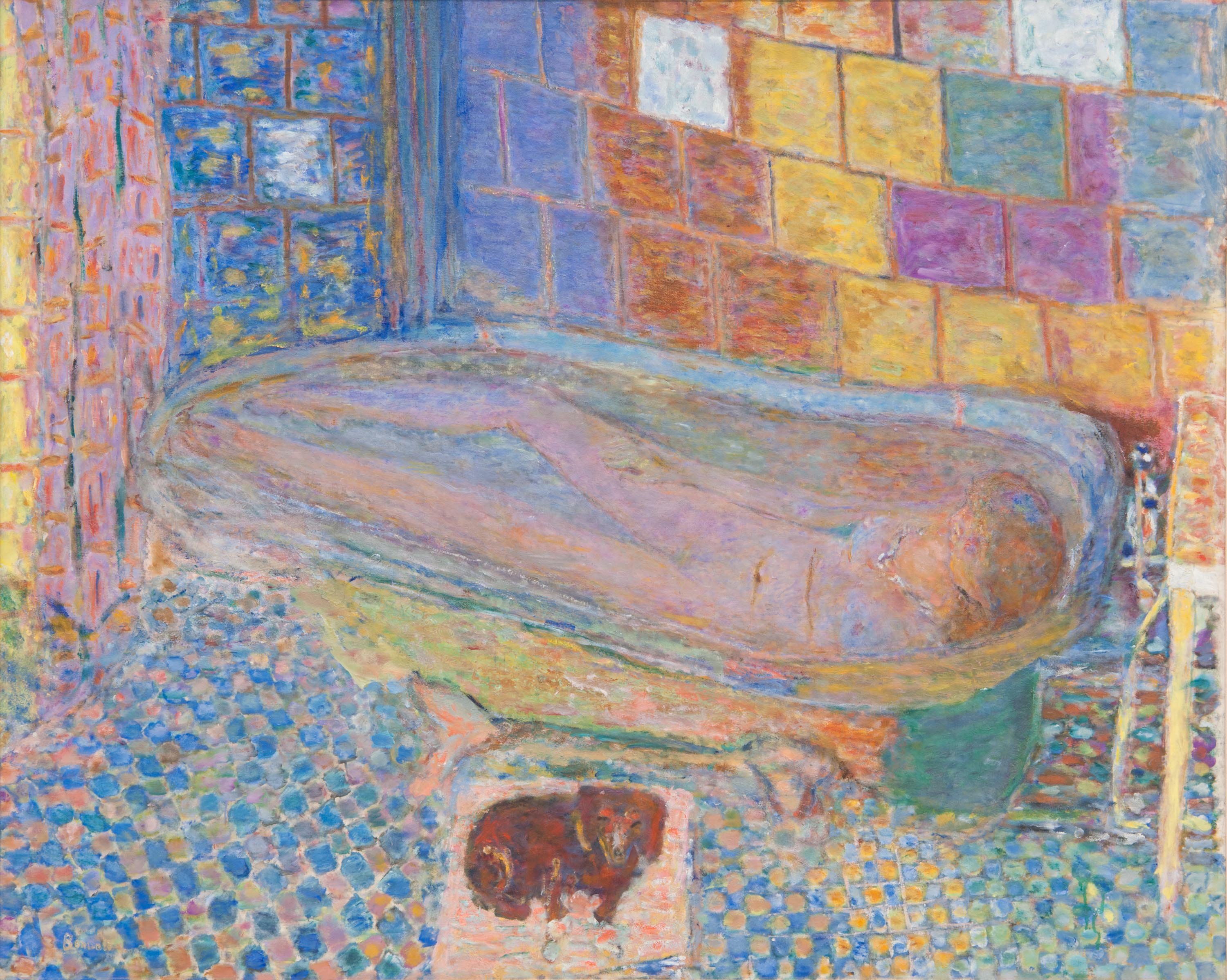 Pierre Bonnard, Nude in Bathtub, c.1940-1946