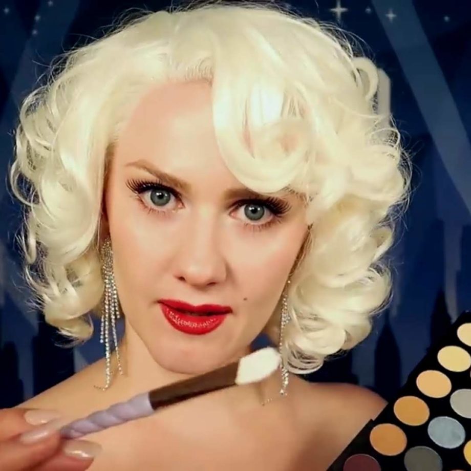 Gentle Whispering Still From Asmr Marilyn Monroe Does Your Makeup 2019 Via Youtube Elephant 9186