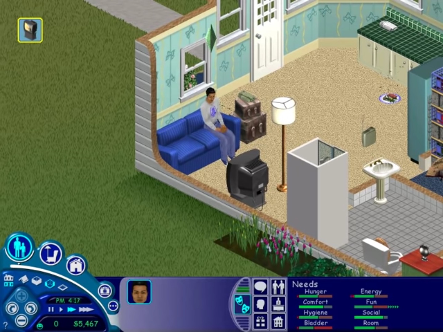 SIMS 1 геймплей