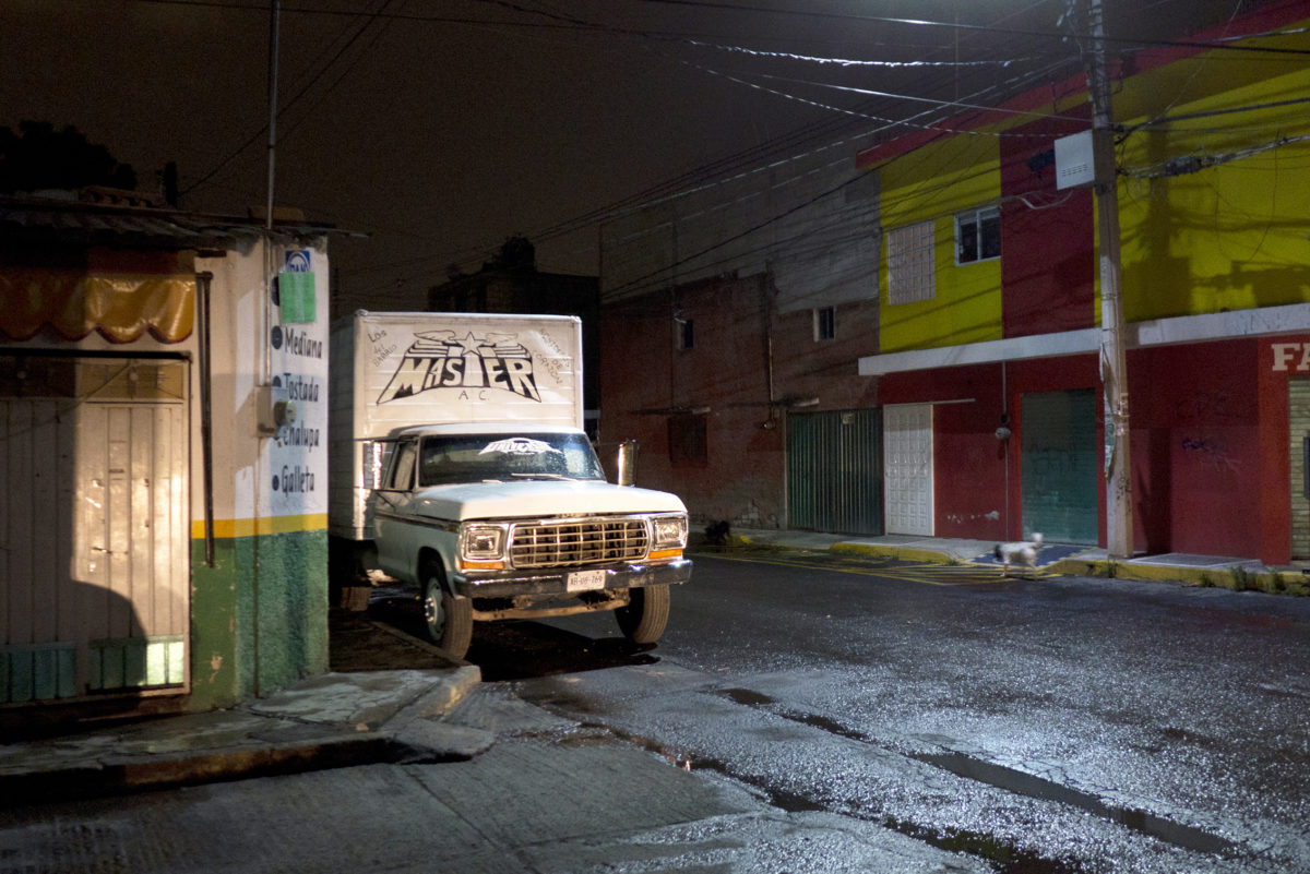 The first sound system truck of Sonido Master, Puebla Mexico, 2015, from the book Ojos Suaves_Soft Eyes, by Mirjam Wirz