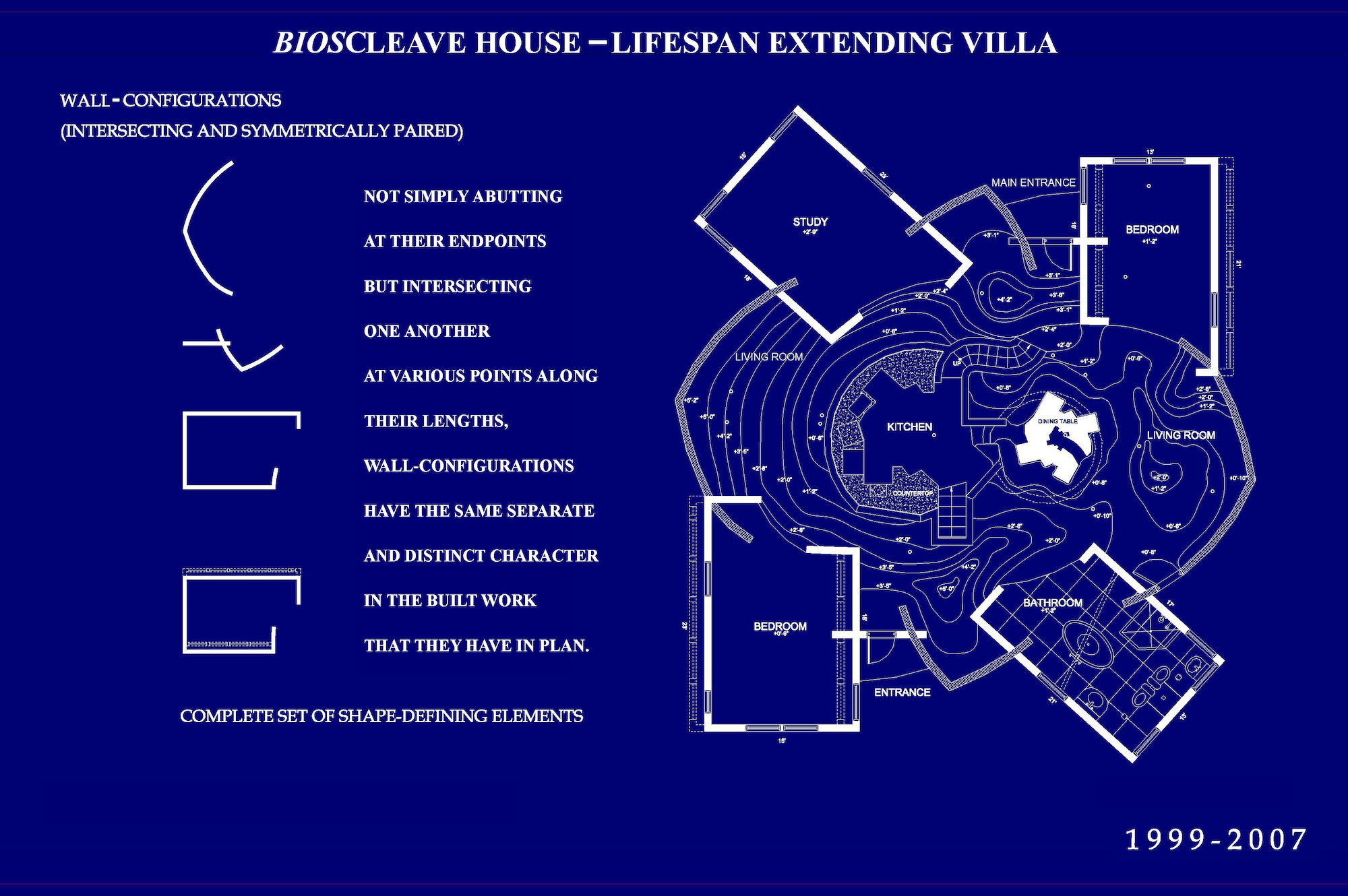 Arakawa and Madeline Gins, Bioscleave House (Lifespan Extending Villa) Set of Shape Defining Elements, 2006. © 2010 Estate of Madeline Gins. Reproduced with permission of the Estate of Madeline Gins. Courtesy of Reversible Destiny Foundation