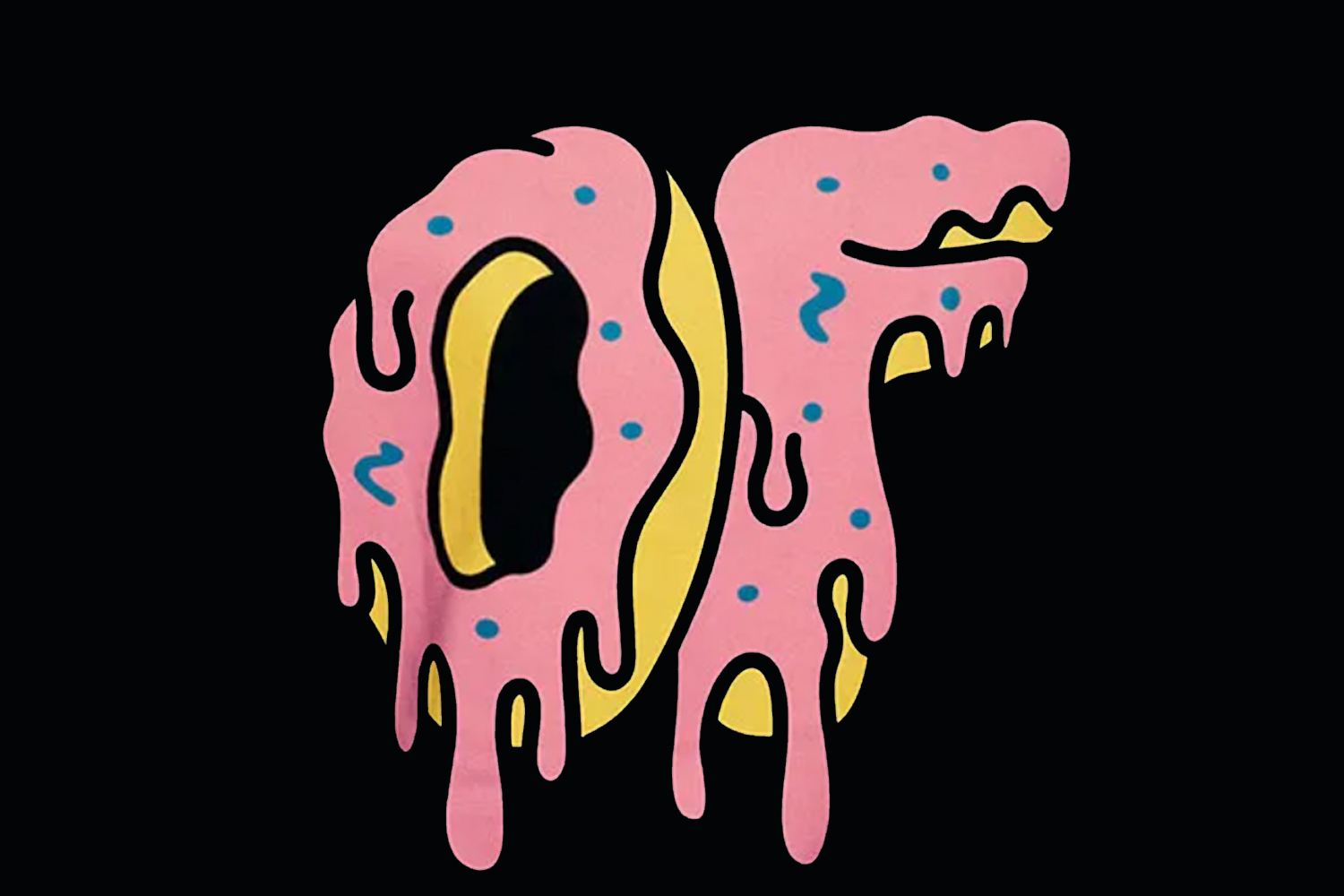 Odd future pink sales donut hoodie