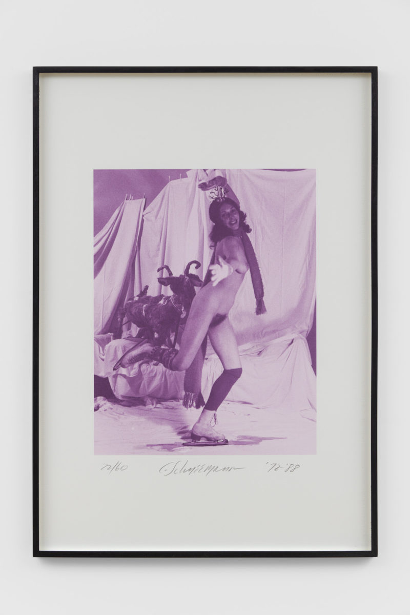 Carolee Schneemann, Ice Naked Skating, detail 3, 1972/1988. Copyright The Artist. Courtesy of Richard Saltoun Gallery.