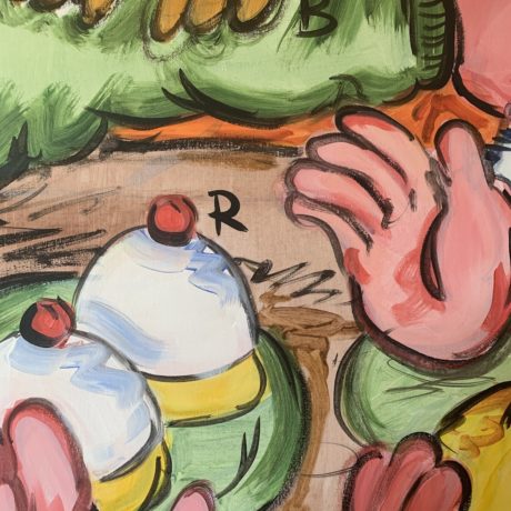 Olivia Sterling, Belgium Buns, detail