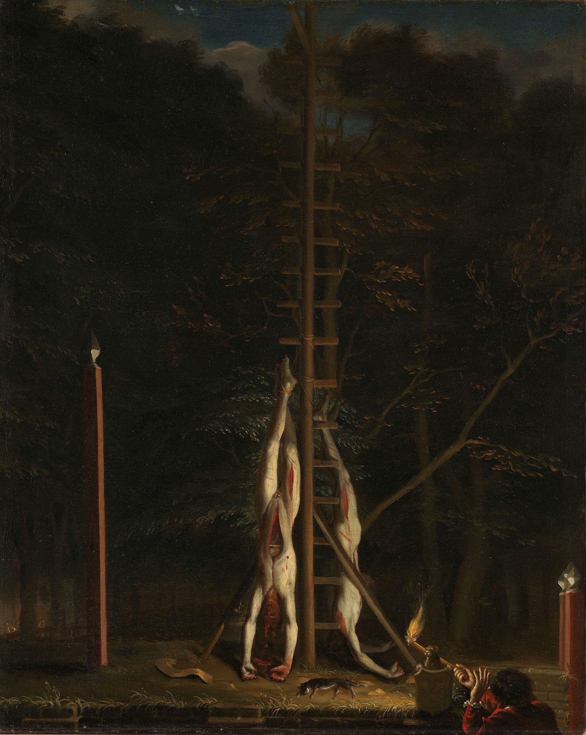 Jan de Baen, The Corpses of the De Witt Brothers, c. 1672 - c. 1675