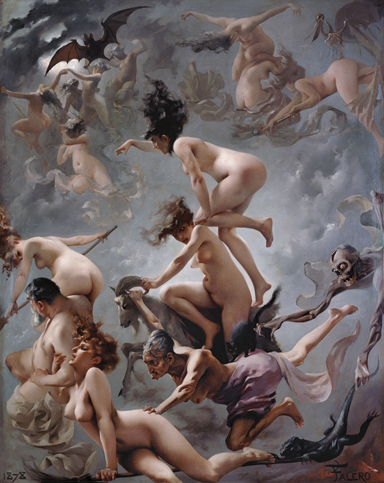 Luis Ricardo Falero, Witches Going to Their Sabbath, 1878