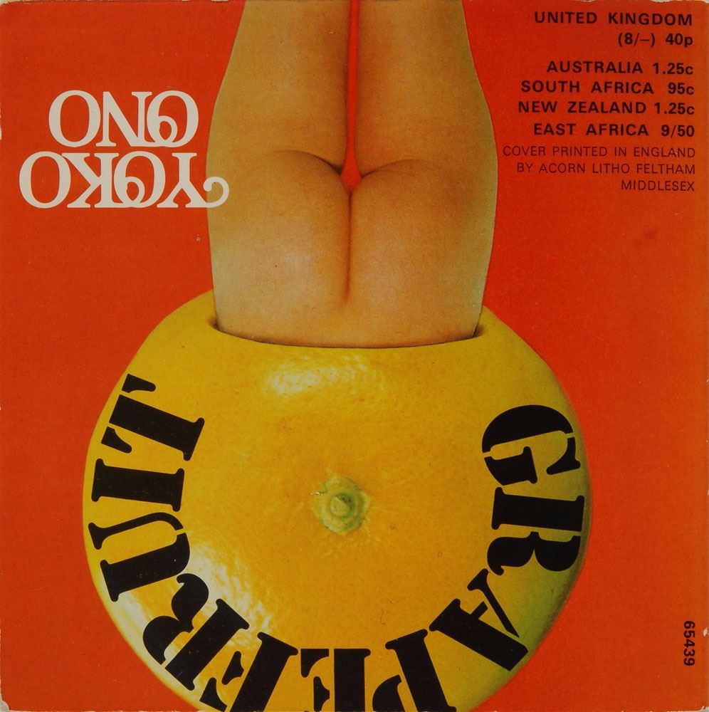 Yoko Ono, Grapefruit (front cover). First Sphere Books edition. London: Sphere Books, 1971