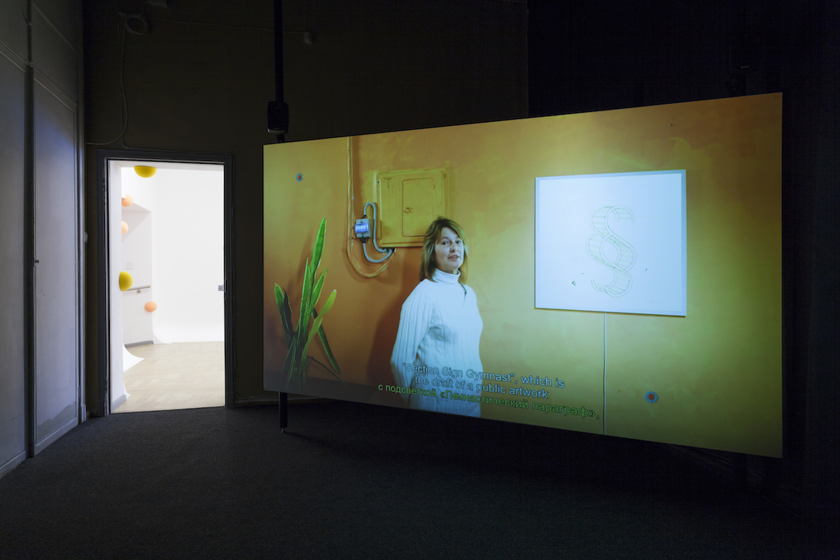 Exhibition view: Flo Kasearu, Cut Out of Life at Tallinn Art Hall, 2020. Photos by Paul Kuimet