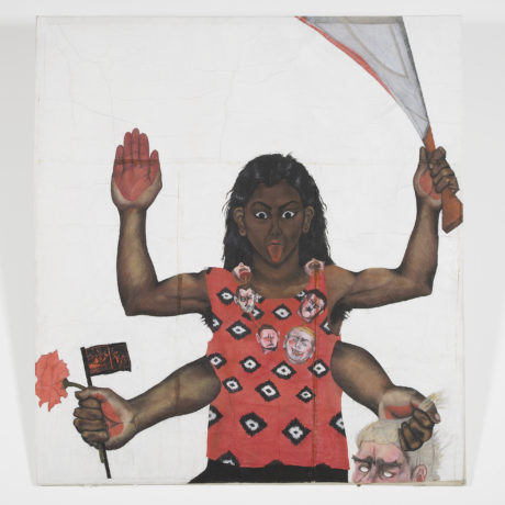 Sutapa Biswas, Housewives with Steak-knives, 1984-85. © Sutapa Biswas. All rights reserved, DACS/Artimage 2020. Photo by Andy Keate