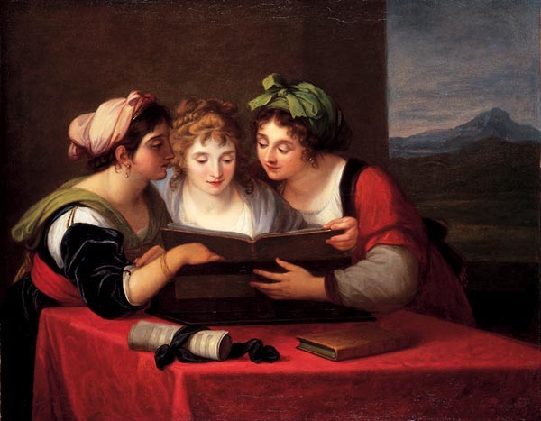 Angelica Kauffmann, Three Singers, 1795 © Collection Museum of Fine Arts Chur / Wikimedia Commons