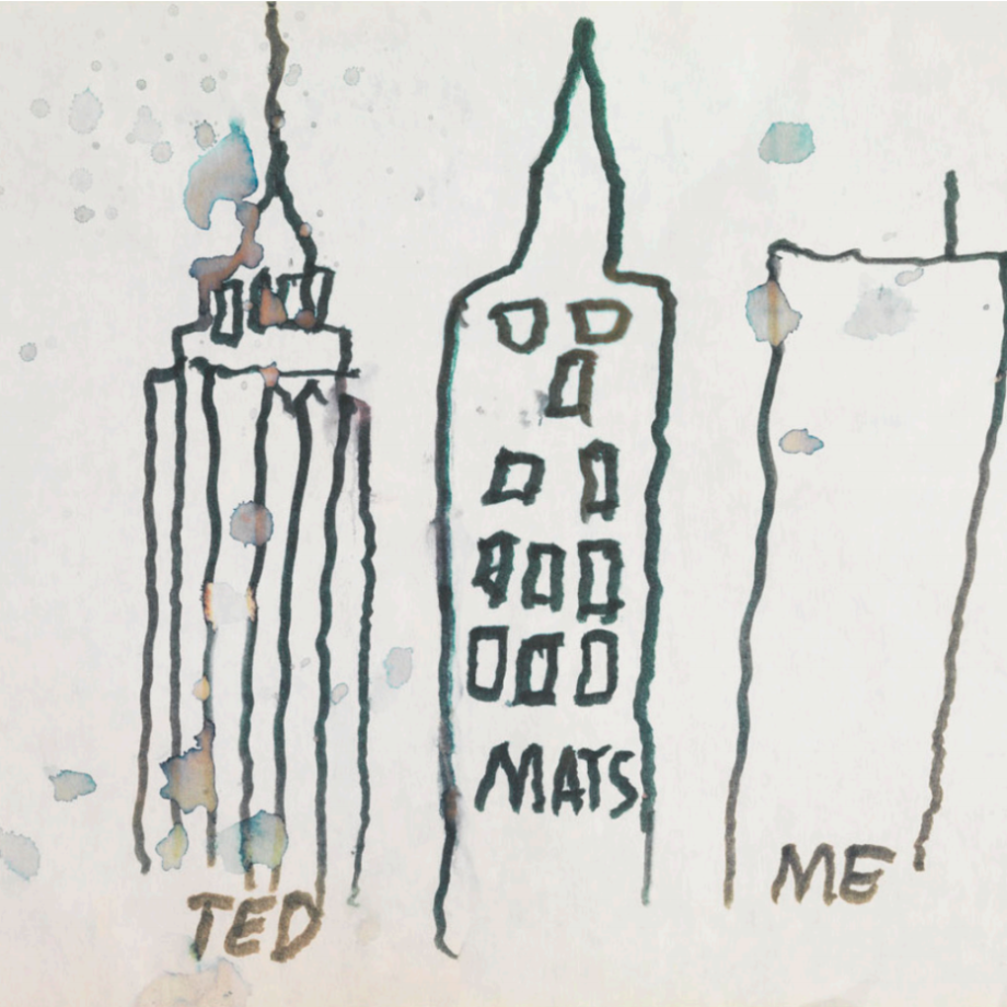 Eric Rhein, Ted Mats Me (from Hospital Drawings, Saint Vincent’s Hospital), 1994