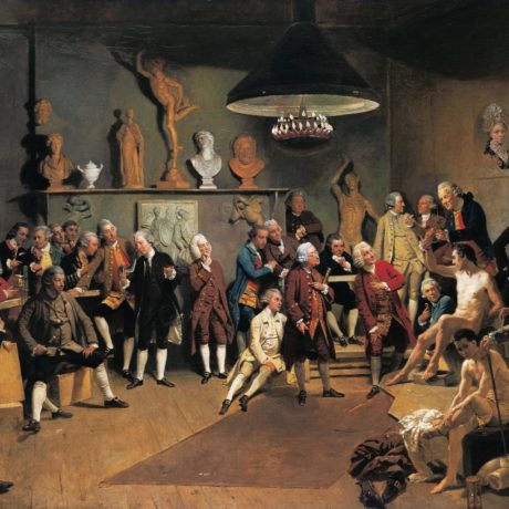 Johann Zoffany, The Academicians of the Royal Academy, 1771–72 © The Royal Collection / Wikimedia Commons
