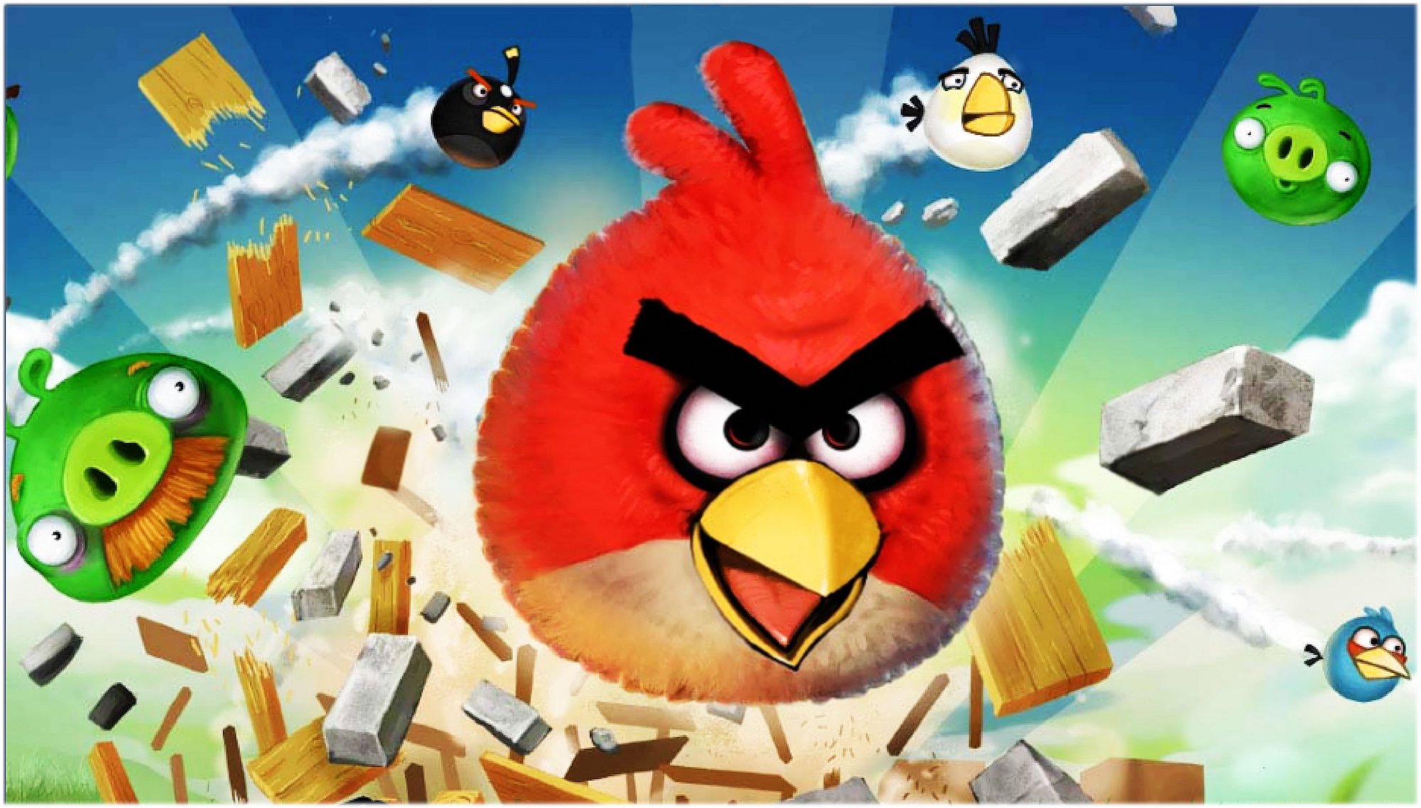 Angry Birds game loading screen Â© Stock Experiment / Alamy Stock