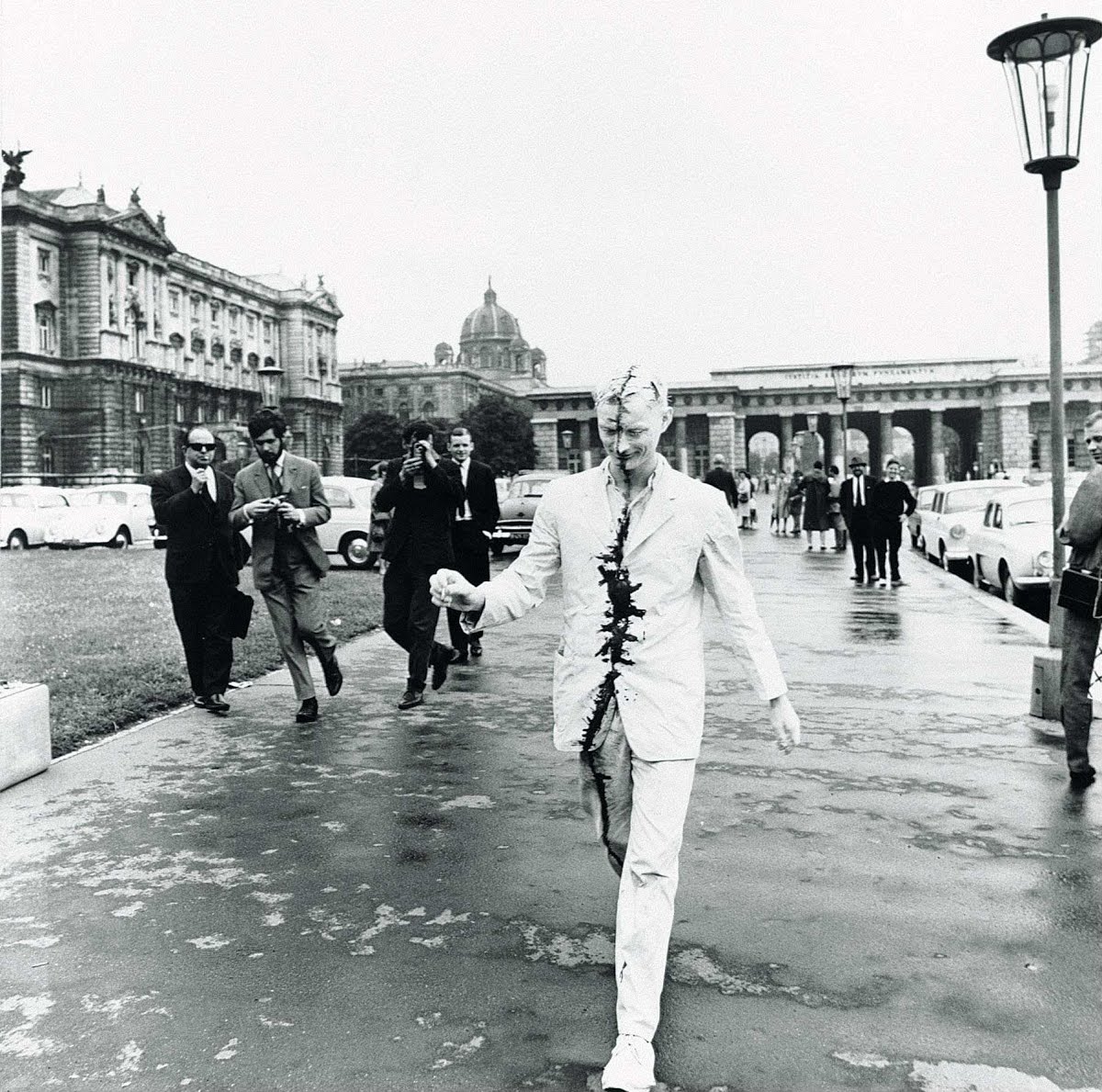 Günter Brus, Wiener Spaziergang (Vienna Walk), 1965