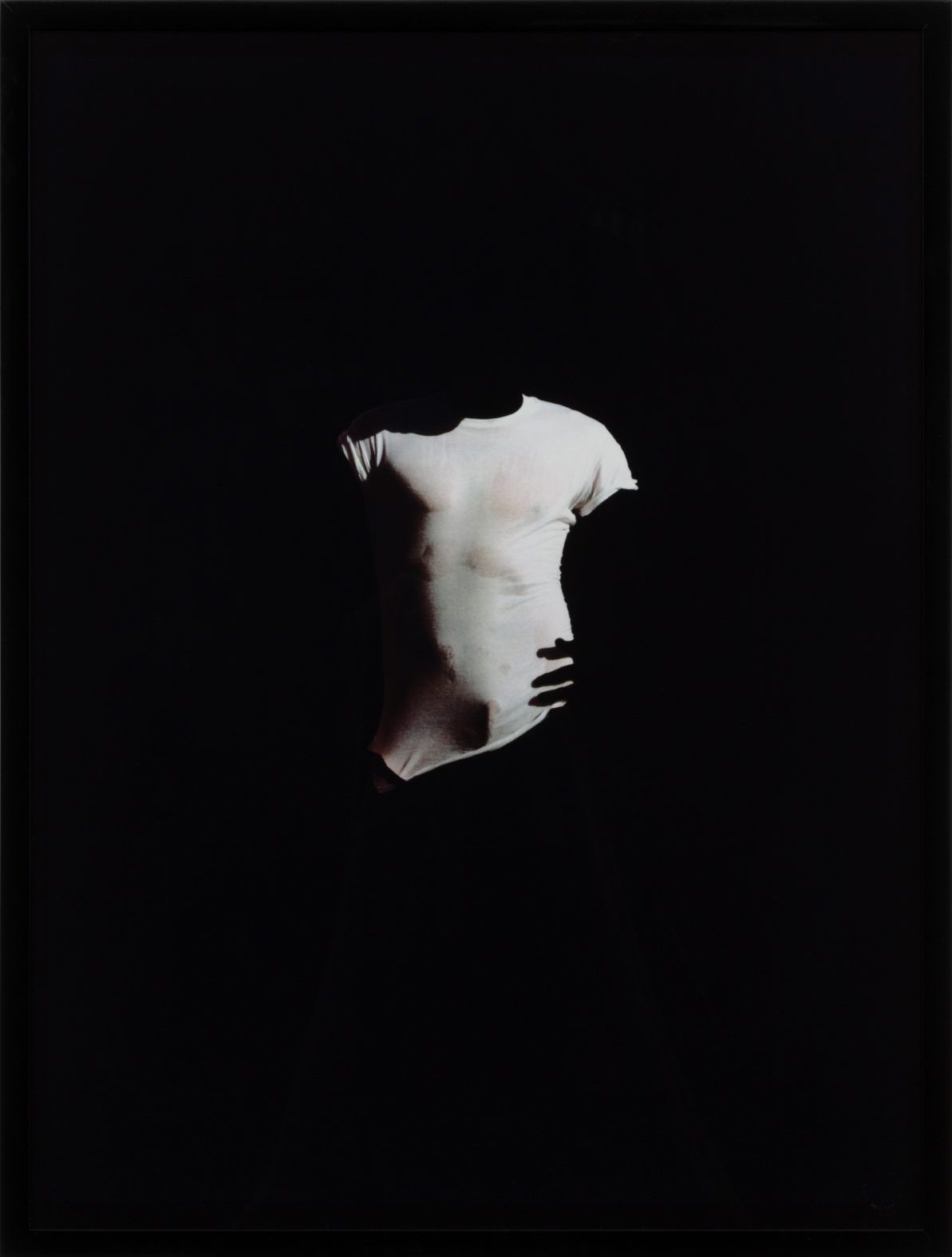 Sarah Charlesworth, White T-Shirt, 1983. Photo: Steven Probert © Estate of Sarah Charlesworth. Courtesy Paula Cooper Gallery