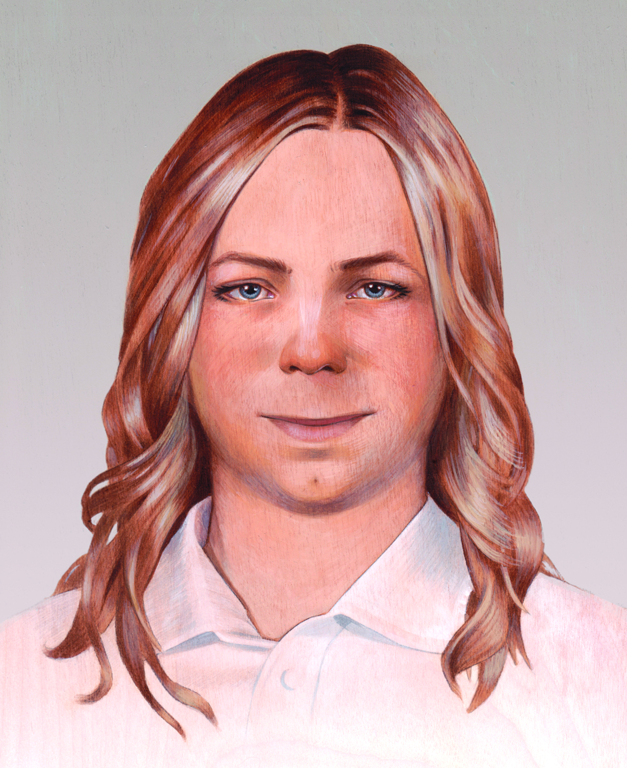 Alicia Neal, Final Painting of Chelsea Manning, 2014. Courtesy of Alicia Neal