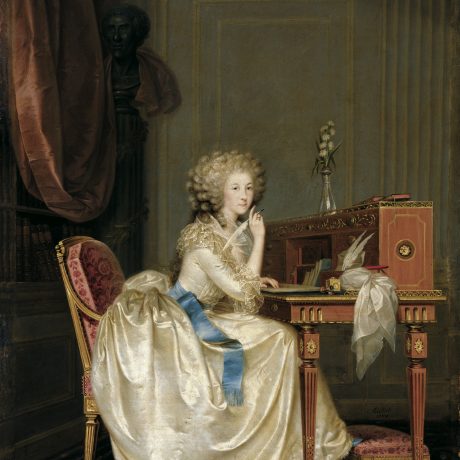 Anton Hickel, Portrait of Marie-Thérèse, Princesse de Lamballe, 1788 via Wikimedia Commons