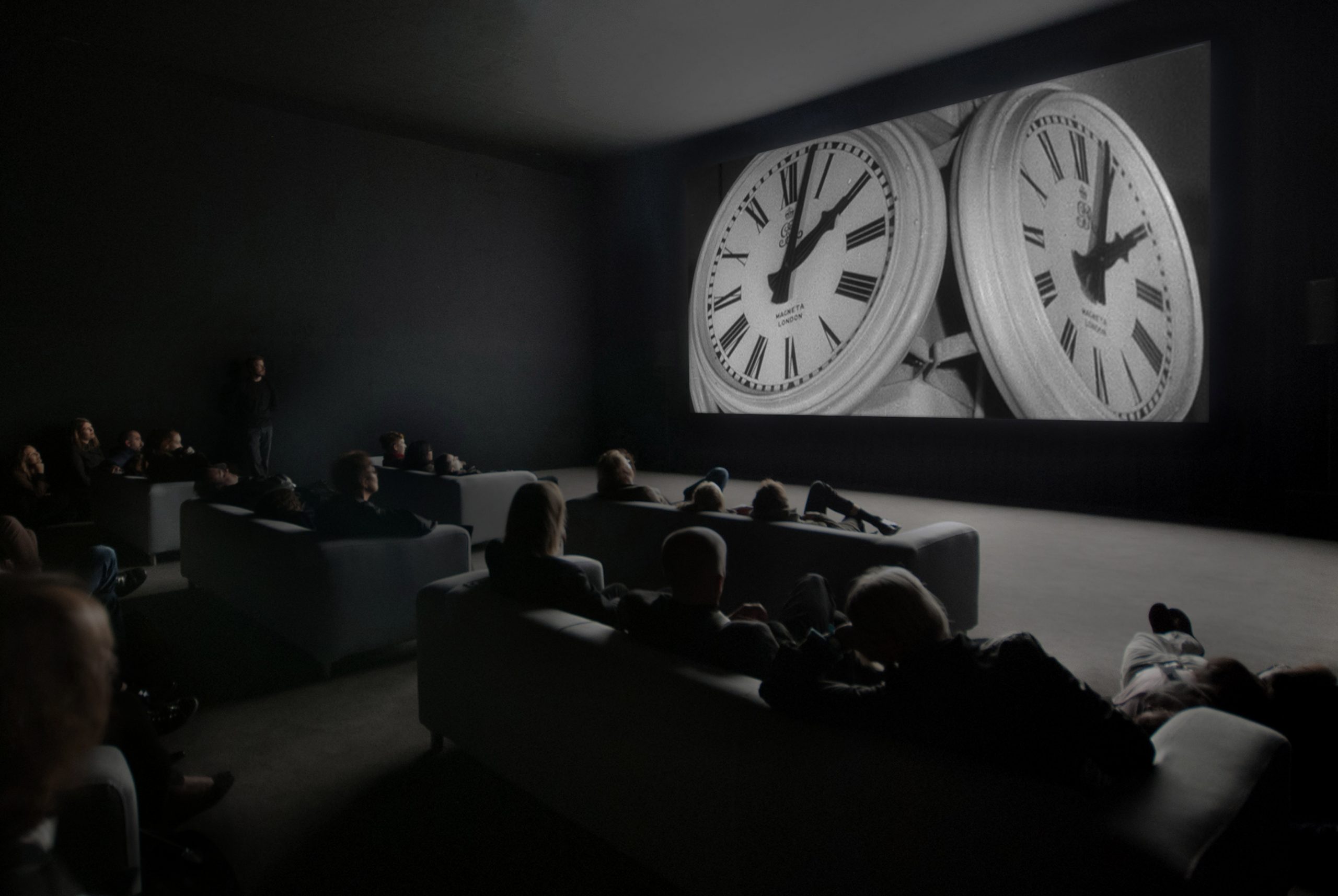 Christian Marclay, The Clock, 2010. Single-channel video installation. Duration: 24 hours Â© the artist. Photo Â© White Cube (Ben Westoby)