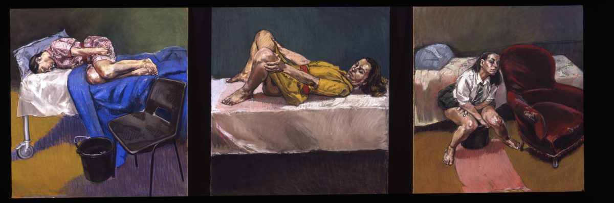 Paula Rego, Abortion Series triptych, 1998. Courtesy the artist