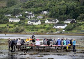 Cooking Sections, Climavore: On Tidal Zones, Food Arts Project, Portree, Isle of Skye, Scotland, 2017. Photo: Colin Hattersley
