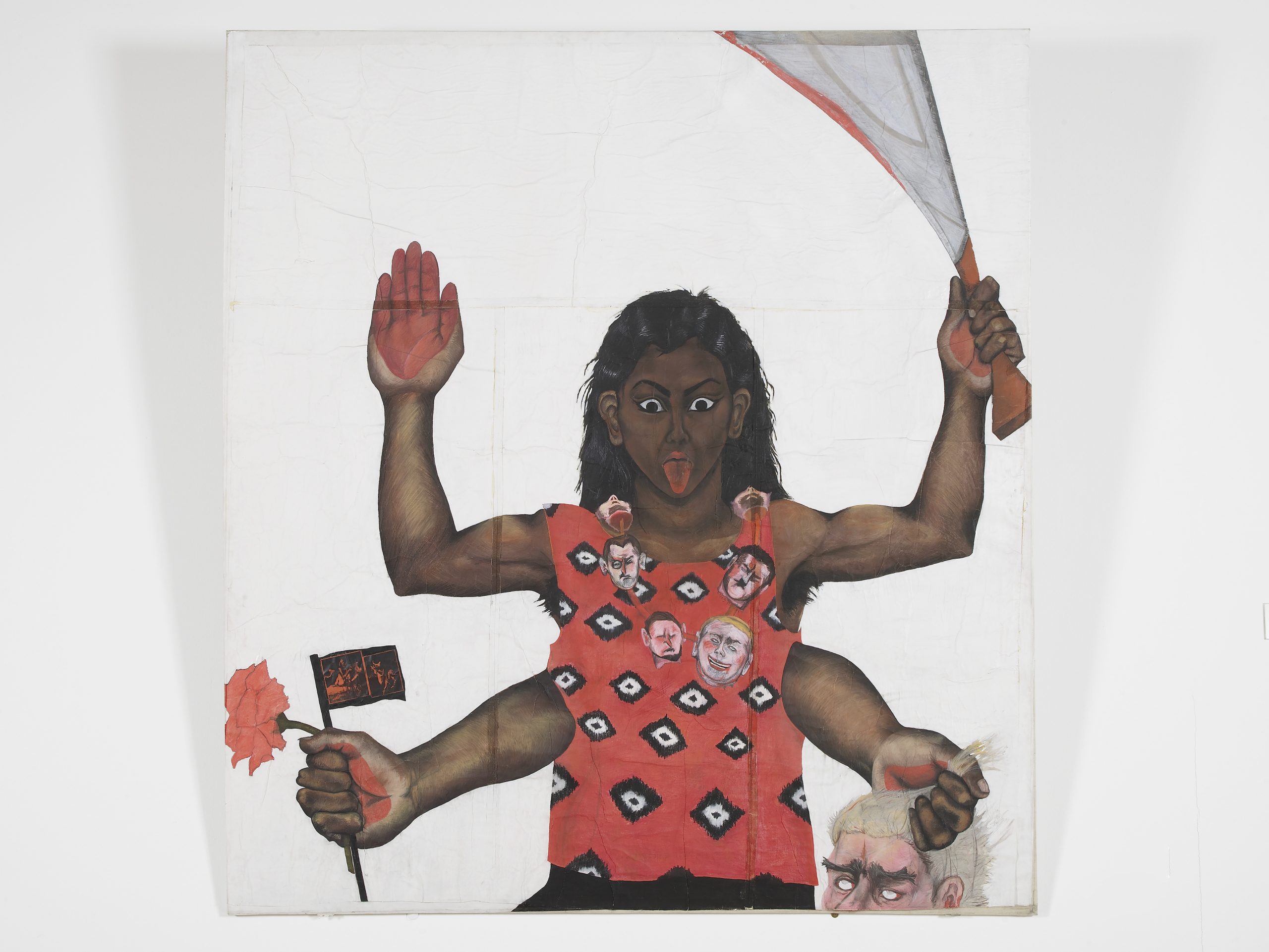 Housewives with Steakknives, 1983-85. © Sutapa Biswas. Photo: Andy Keate. DACS/Artimage, 2020