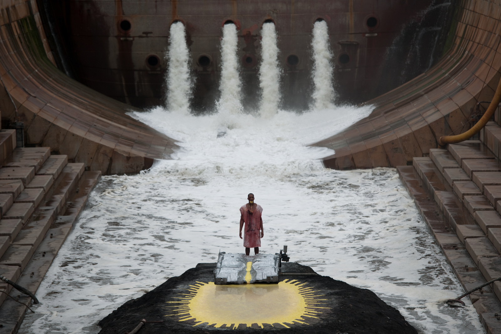 River of Fundament by Matthew Barney and Jonathan Bepler 2014. Production still © Matthew Barney. Photography by Hugo Glendinning