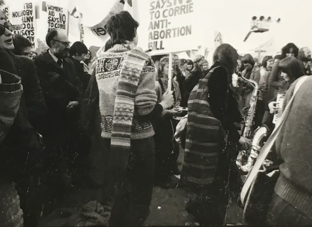 Protest against the Corrie Amendment to the 1967 Abortion Act in the United Kingdom. Courtesy Janine Wiedel