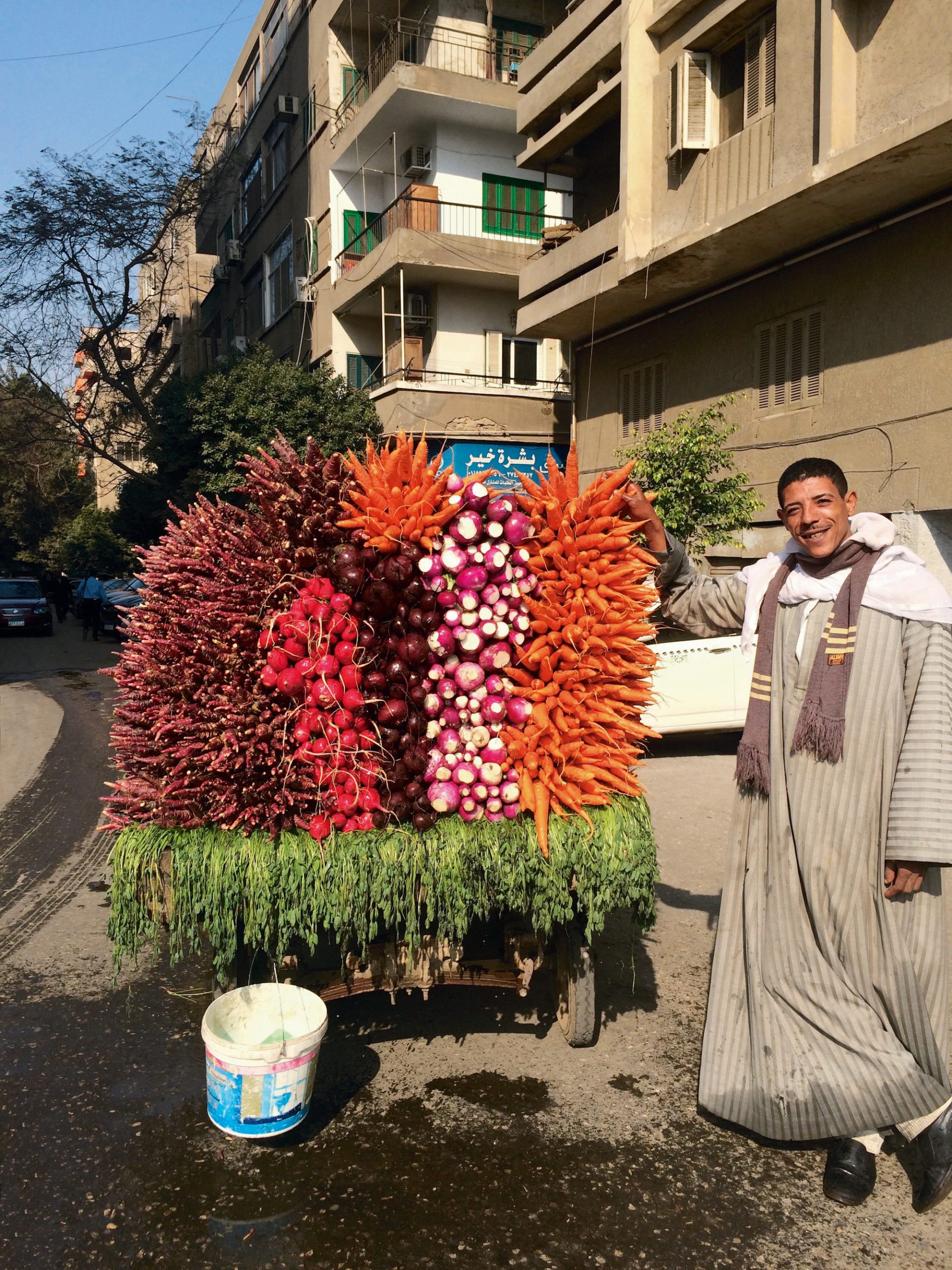 Ghada Amer. Mama’s Eggplant Salad. Image: The Carrot Vendor, December 2018. Courtesy the artist 