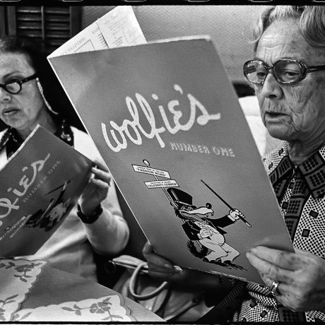 Ordering at Wolfie’s, Collins Avenue, 1974