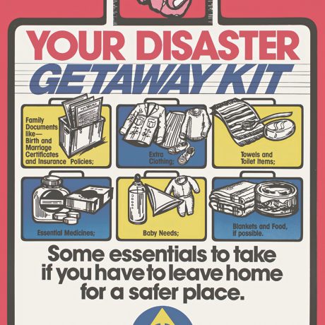 National Emergency Management Agency (NZ). Civil Defence poster campaign, Ministry of Civil Defence, New Zealand, 1980s