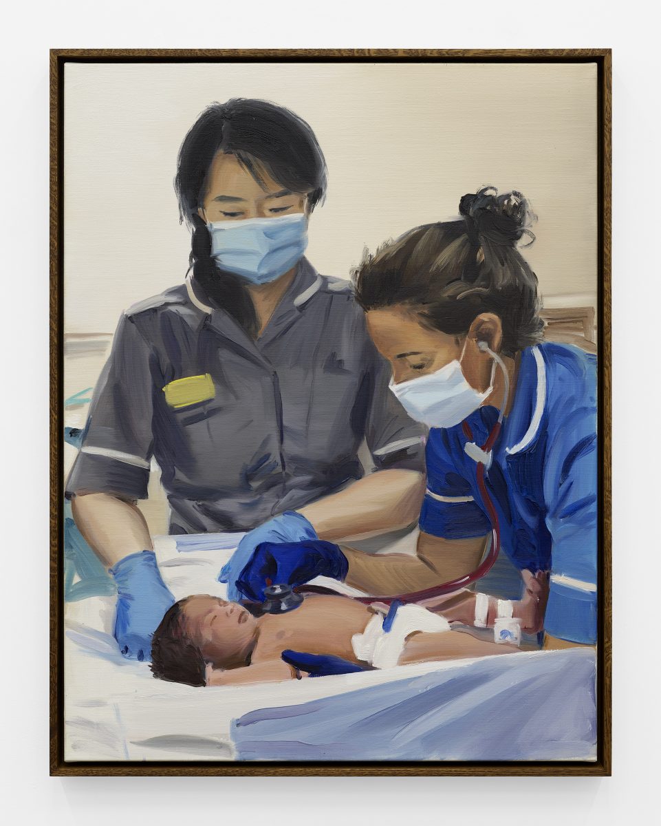 Newborn Check, 2021. © Caroline Walker. Courtesy the artist and Stephen Friedman Gallery