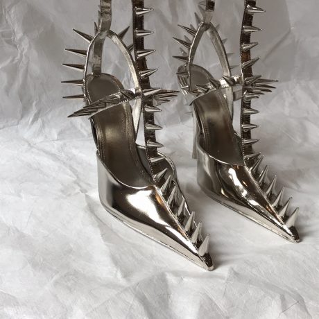 Sylvie Fleury, Balenciaga Knife Pumps, 2019. Courtesy of the artist