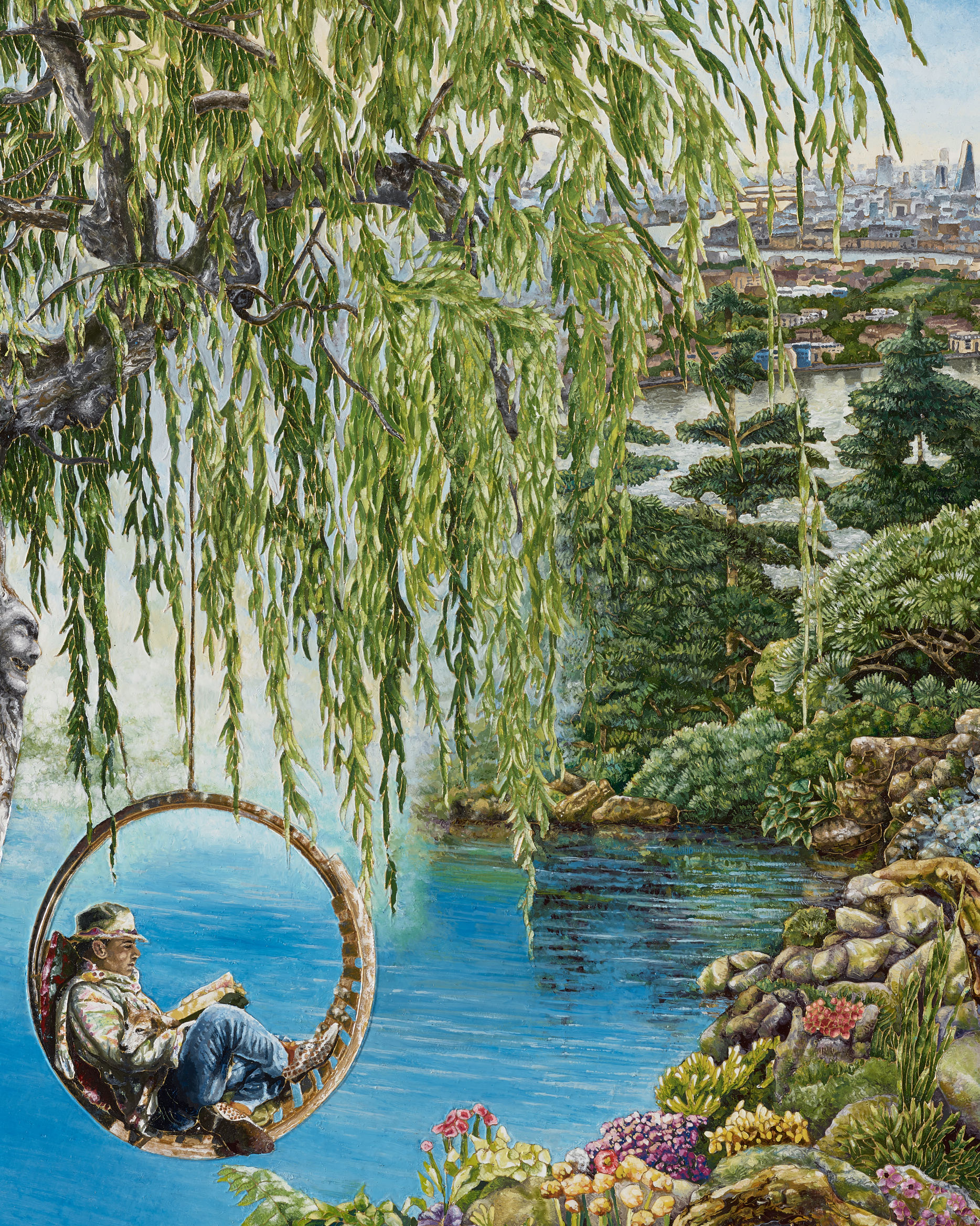 Raqib Shaw, Summer Solitude I, 2021