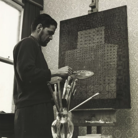 Anwar Jalal Shemza, 1960, courtesy Estate of Anwar Jalal Shemza