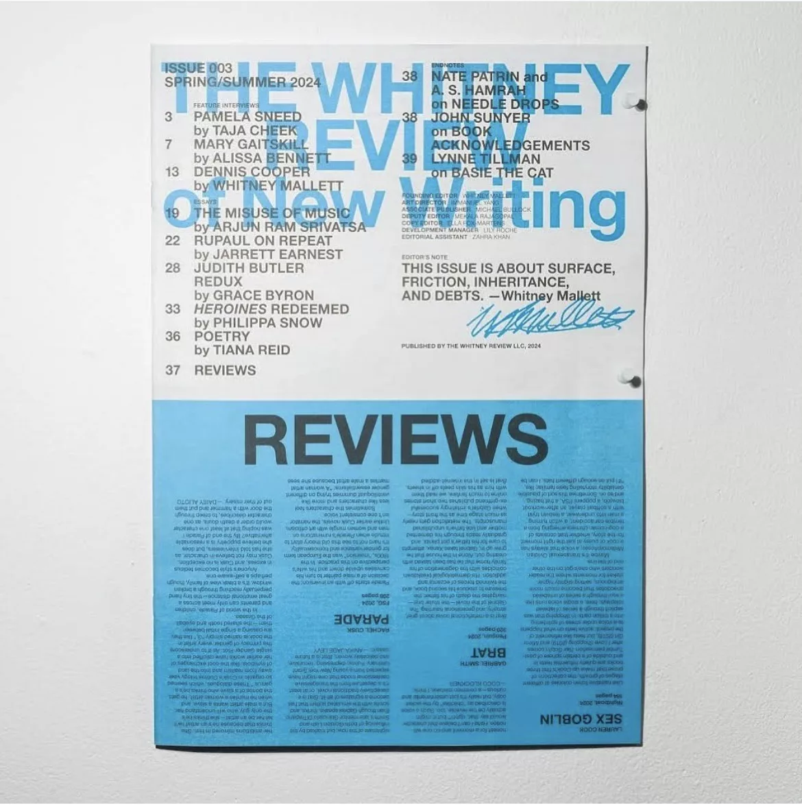 Whitney Review 1