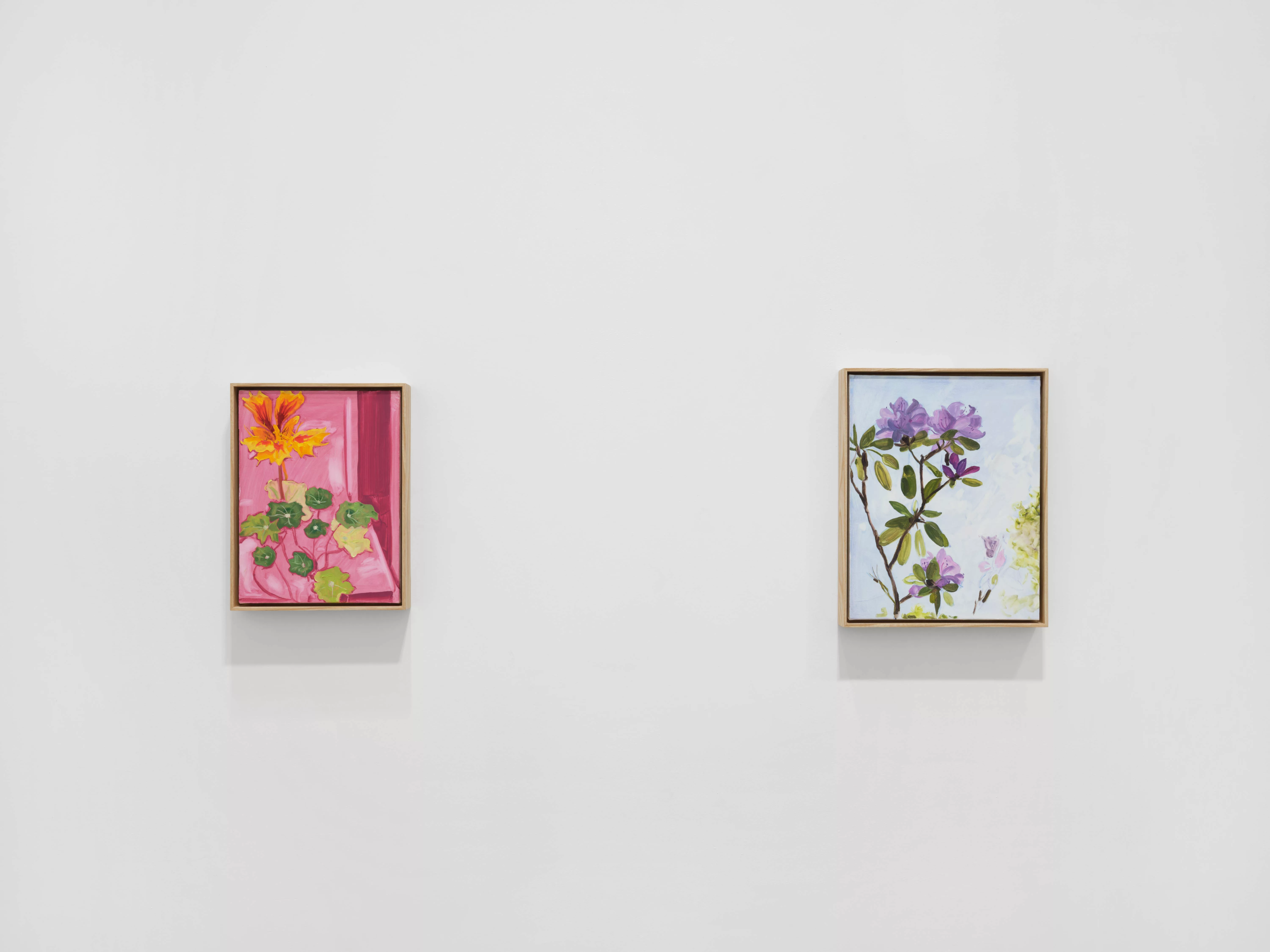 Jordan Casteel in Nature Painting Nature at Pilar Corrias Conduit Street. Photo Benjamin Westoby