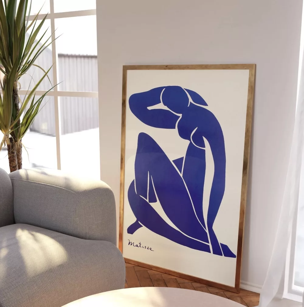 matisse poster up against the wall