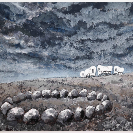 8. Gavin Jantjes Vaal 1987 Acrylic on canvas 189 x 200 cm. Photo. Ann PurkisImage courtesy the artist © Gavin Jantes, licensed by DACS