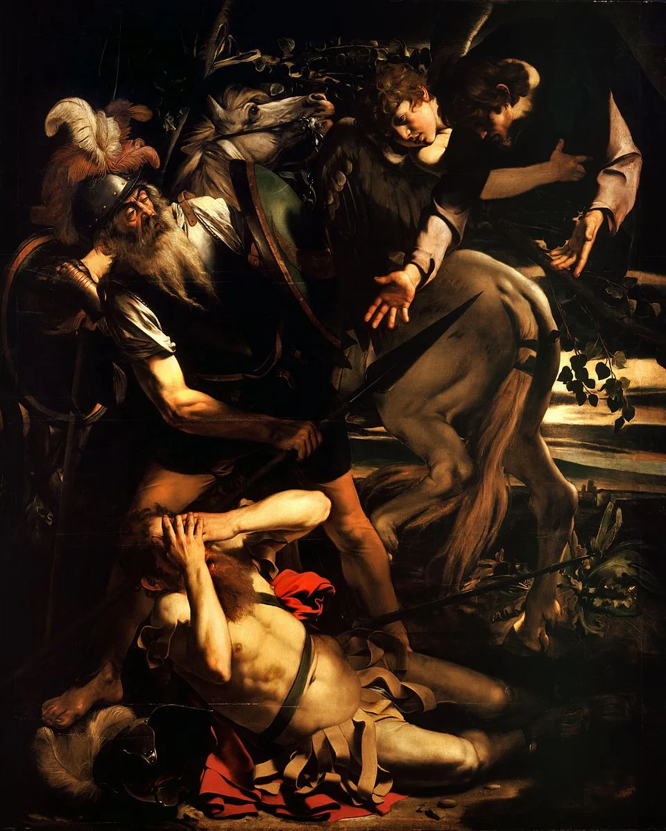 1- Caravaggio, The Conversion of Saint Paul, 1600