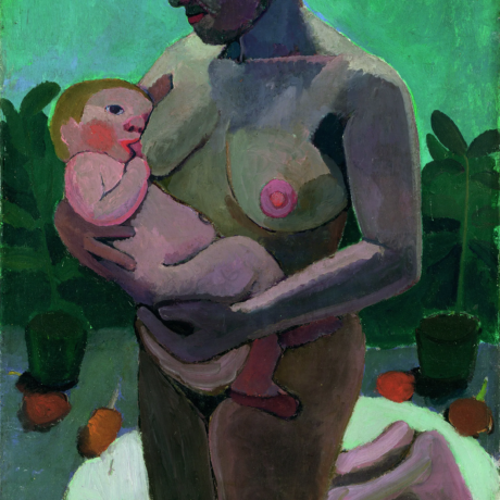 10. Kneeling Mother with Child at Her Breast